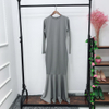 Arabic Boutique Wholesale Casual Modest New Muslim Ladies Plus Size Maxi Dresses Designer Islamic Abaya