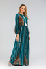 AliExpress Amazon Ebay Muslim Hot Sale Solid Color Ruffled Fishtail Bag Hip Long Dress