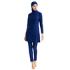 Muslim Three-piece Swimsuit Conservative Swimsuit Headscarf Cloak Beach Casual Clothing Printed Plus Size Swimsuit
