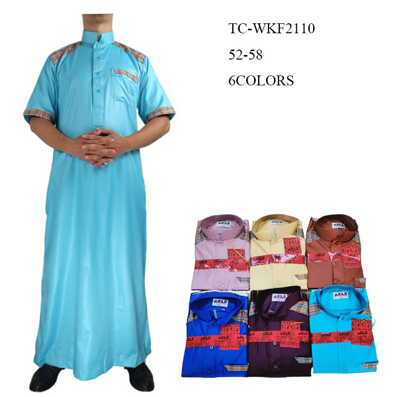 New Arabic Muslim Islamic Wholesale Middle East Men's Robe Thobe