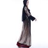 Ins New Fashion Loose Muslim Sequined Cardigan Robe Turkish Casual Lace Outer Spot Cross-border