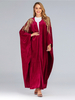 New Autumn and winter new luxury velvet car floral bat sleeve Muslim Arab Middle East robe