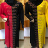  Jalabiya Caftan Islamic Clothing Jilbab Thobe Kaftan Muslim 2022 Dubai Burka Turkish Prayer Women Maxi Dress Abaya