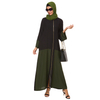 Cross-border Source of Middle Eastern Muslim Muslim Women's Dresses Plus Size Long-sleeved Women's Chiffon