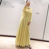 Foreign Trade Spring And Summer New Style Dress Lace Chiffon Muslim Women's Clothing Export Abaya Dress