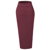 New Design Fashion Modest Muslim Lady Sheath Dress Middle East Ins Long Button Skirt