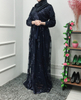 Modern Muslim Dubai Chic Colored Maxi Dresses Cheap Turkey Latest Fashion Modest Islamic Abaya