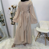 AliExpress Fashion Women's European And American Fake Two-piece Robe Dress Bandage And More Wear French Middle East Dubai 