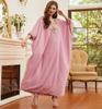 New Dubai Casual Maxi Dresses Modest Muslim Women Embroidery Islamic Clothing Abaya