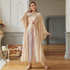 Arabic Ramadan Casual Maxi Dresses Modest Southeast Asia Women Islamic Dubai Fabric Dubai Clothing Abaya