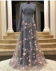 Floral New Modest Fashion Fancy Kimono Muslim Dubai Maxi Dresses Elegant Arabic Islamic Abaya
