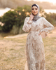 Printed Gown Style New Modest Fashion Fancy Kimono Muslim Dubai Maxi Dresses Elegant Arabic Islamic Abaya