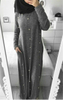 Arabic Muslim Dubai Ladies Pray Dresses for Eid Maxi Dresses Islamic Abaya