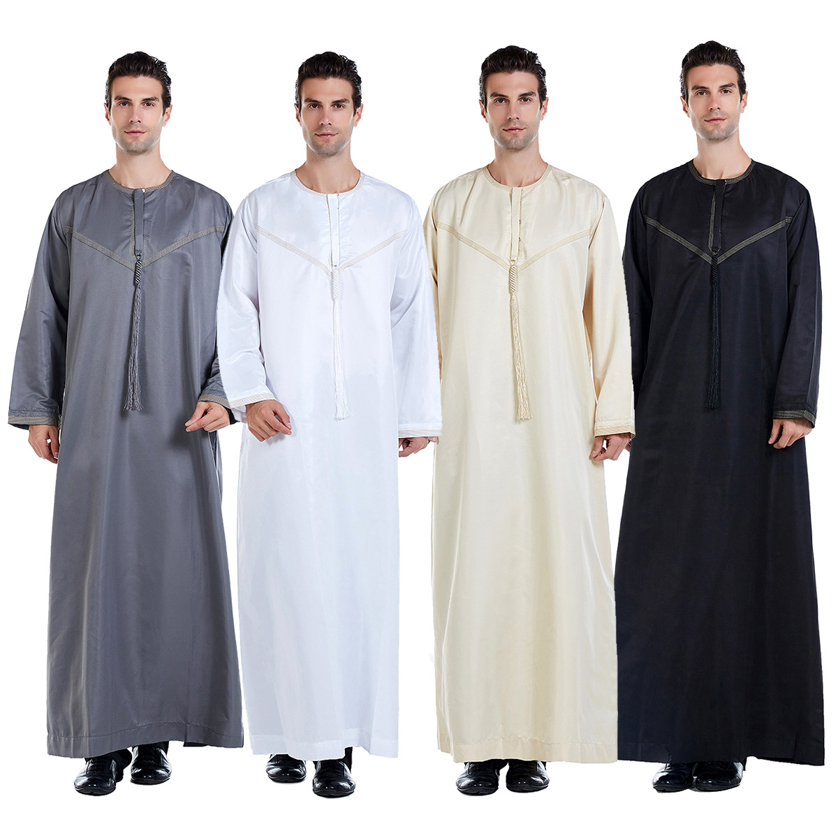 Boy Thobe Sets for Men Modest Salwar Kameez Sherwani Designs Chemises Hommes India & Pakistan Clothing Islamic Muslim 2021 Abaya Kurta