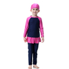  Girl Full Cover 2021 Fashion Muslim 3 Pieces Swimwear Islamic Clothing Kids Fabric Modest Sportswear Swimwear Swimsuit Burkini