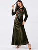  Femme Dubai Modest Musulmane Islamic Clothing Women Kaftan Hijabi Vetements Turkish Fashion Borka Muslim Dresses Burka Cotton Burqa Fabric Turkish Maxi Dress Abaya