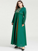  Turkish Women Muslim Dresses Islamic Clothing Dubai Burka Burqa Femme Borka Vetements Turkish Cotton Musulmane Modest Kaftan Hijabi Fabric Fashion Maxi Dress Abaya