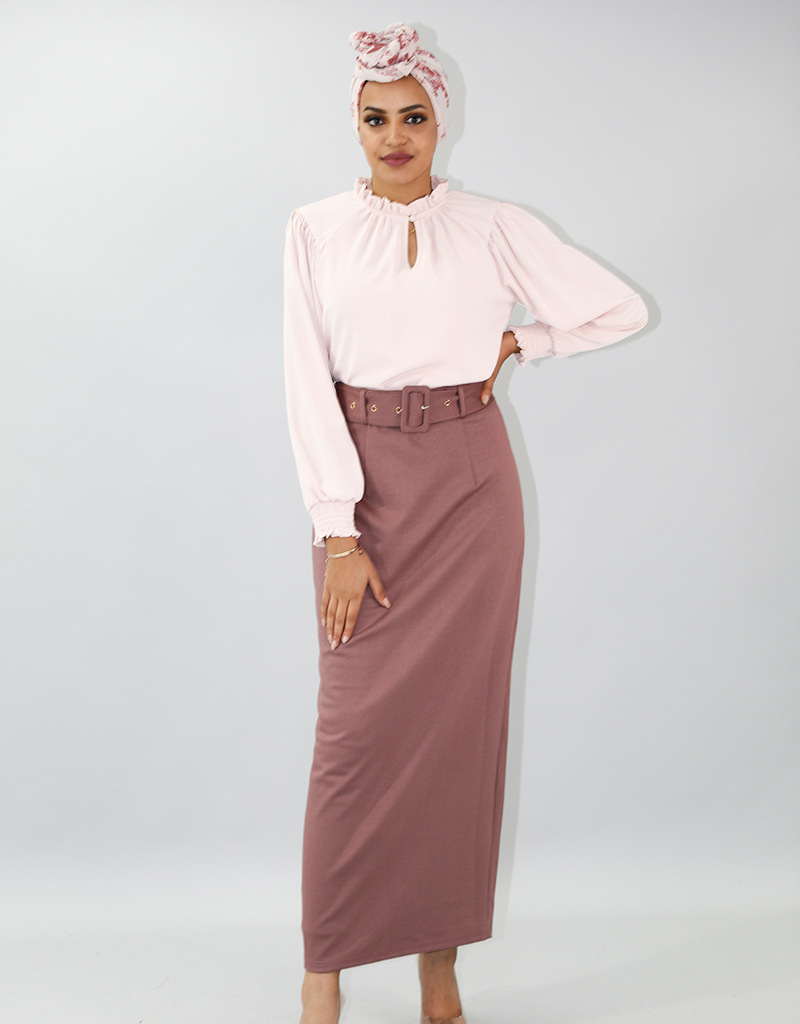Dubai Wholesale Fashion Muslim Modest Middle East New Design Lady Sheath Dress Skirt
