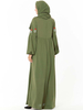 Vetements Women Cotton Turkish Borka Femme Islamic Clothing Hijabi Burqa Muslim Dresses Fabric Fashion Kaftan Modest Turkish Musulmane Burka Dubai Maxi Dress Abaya