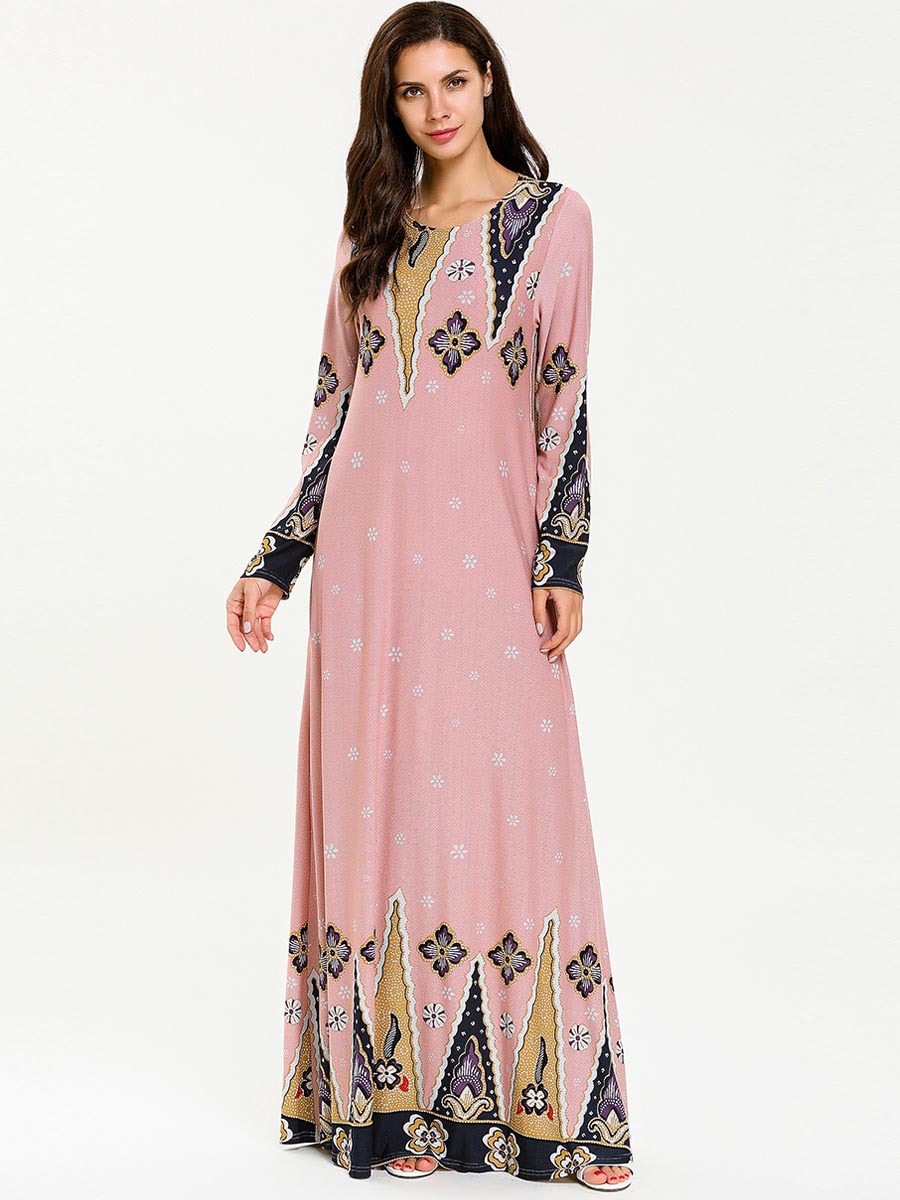 Turkish Borka Turkish Dubai Muslim Dresses Modest Burqa Fabric Cotton Kaftan Women Femme Musulmane Vetements Hijabi Fashion Burka Islamic Clothing Maxi Dress Abaya