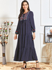  Dubai Women Borka Kebaya Maleisie Vetement Femme Islamic Clothing Turkish Embroidery Prayer Clothes Modest Vêtements Robe Femme Musulman Maxi Dress Open Abaya