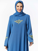  Women Vetement Femme Islamic Clothing Kimono Dubai Modest Robe Femme Musulman Turkish Kebaya Maleisie Maxi Dress Open Abaya