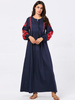  Dubai Femme Turkish Borka Burqa Hijabi Muslim Dresses Cotton Kaftan Islamic Clothing Musulmane Turkish Fashion Modest Fabric Vetements Burka Women Maxi Dress Abaya