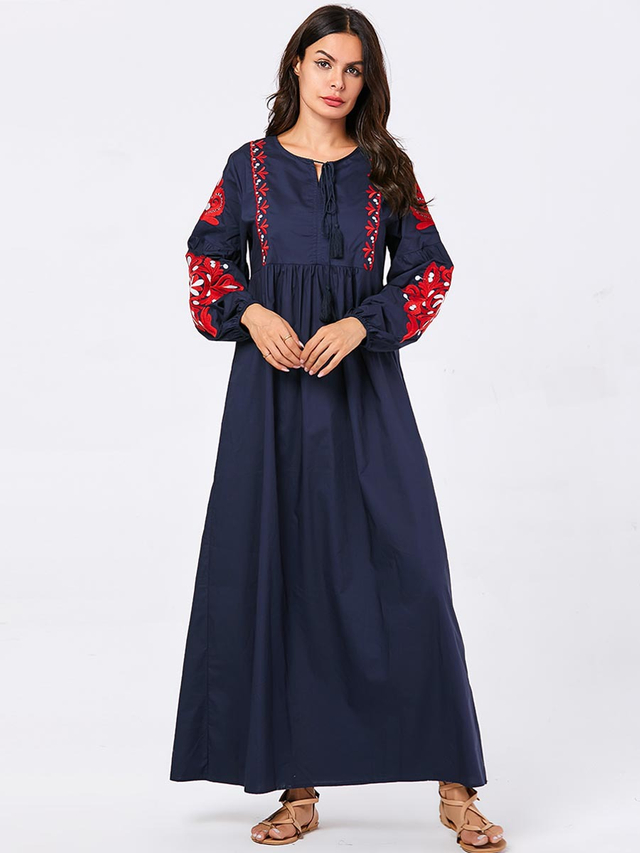  Dubai Femme Turkish Borka Burqa Hijabi Muslim Dresses Cotton Kaftan Islamic Clothing Musulmane Turkish Fashion Modest Fabric Vetements Burka Women Maxi Dress Abaya