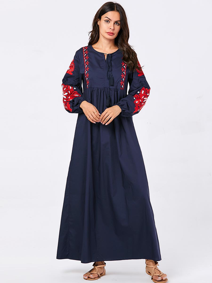  Dubai Femme Turkish Borka Burqa Hijabi Muslim Dresses Cotton Kaftan Islamic Clothing Musulmane Turkish Fashion Modest Fabric Vetements Burka Women Maxi Dress Abaya