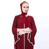 Summer New Style Elegant Pearl Long Skirt Muslim Female Trumpet Sleeve Dress Abaya Cross-border Spot