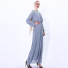 The Middle East Cross-border Fashion Beaded Jumpsuit Muslim Women's Abaya Zipper Robe Spot One Drop Shipping