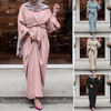  Jilbab Islamic Clothing Kaftan Thobe Dubai Muslim Jalabiya Prayer Burka 2022 Kimono Modest Caftan Women Maxi Dress Abaya