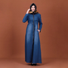 2022 Muslim Muslim Denim Dress Europe, America, Cross-border Women's Clothing Middle East