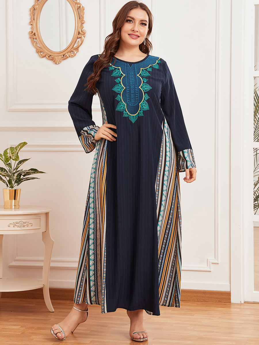  Plus Size Women Arabic Burka Dubai 2022 Islamic Clothing Kaftan Jilbab Jalabiya Prayer Modest Burqa Muslim Thobe Modern Maxi Dress Abaya