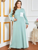  2022 Arabic Women Modern Dubai Modest Kaftan Burqa Muslim Islamic Clothing Burka Jilbab Prayer Jalabiya Thobe Maxi Dress Abaya
