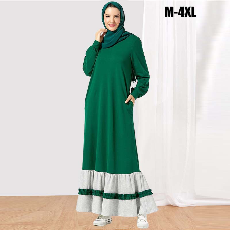  Dubai 2022 Prayer Caftan Modern Thobe Islamic Clothing Women Jalabiya Jilbab Arabic Muslim Kaftan Kimono Modest Burka Maxi Dress Abaya