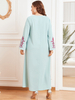  Jilbab Modest Women Dubai Kaftan 2022 Burka Printing Jalabiya Burqa Arabic Plus Size Muslim Cotton Islamic Clothing Modern Fashion Thobe Maxi Dress Abaya