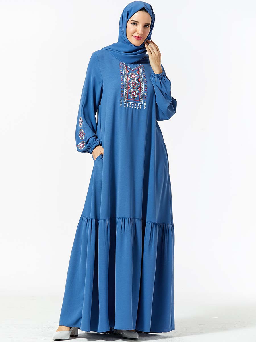  Burka Women Jilbab Modest Muslim Plus Size Arabic 2022 Fashion Islamic Clothing Thobe Dubai Lady Modern Burqa Kaftan Jalabiya Maxi Dress Abaya