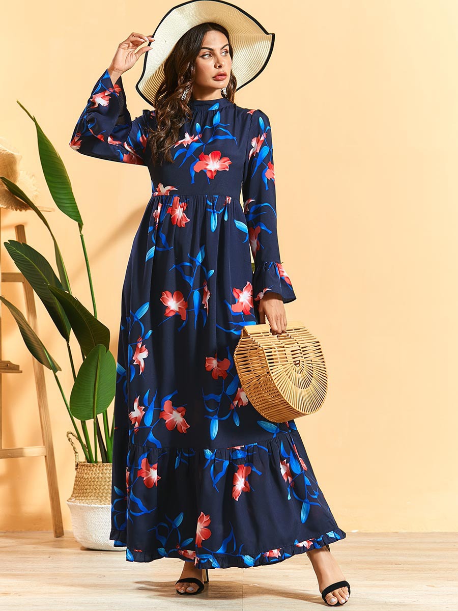  Muslim Dubai Modest Plus Size Islamic Clothing Arabic Lady 2022 Thobe Burqa Jalabiya Women Kaftan Modern Jilbab Burka Maxi Dress Abaya