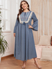  Prayer Burqa Kaftan Modest Plus Size Modern Jalabiya Arabic Jilbab Women Thobe 2022 Dubai Muslim Burka Islamic Clothing Maxi Dress Abaya