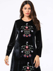  Muslim Modest Plus Size Islamic Clothing Cotton Dubai Kaftan Burka 2022 Modern Arabic Printing Jalabiya Jilbab Burqa Fashion Thobe Women Maxi Dress Abaya