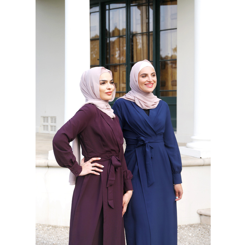 Muslim Casual New Design Islamic Salwar Kameez Women Traditional Robe Abaya
