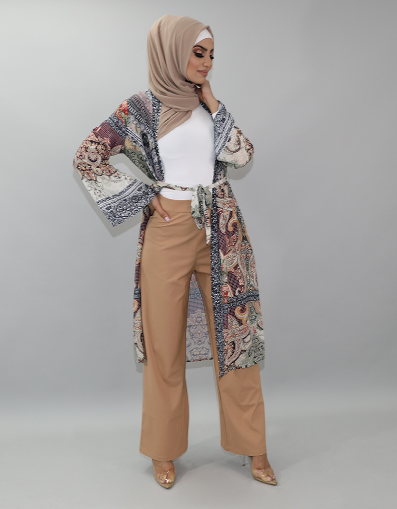 New Middle East Islamic Women Design Wholesale Muslim Casual Dubai Robe Abaya