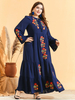  Modern Jilbab Arabic Modest Burka Women Jalabiya Kaftan Burqa Muslim 2022 Lady Plus Size Islamic Clothing Dubai Thobe Maxi Dress Abaya