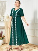  Modern Burka 2022 Printing Thobe Muslim Women Cotton Dubai Fashion Islamic Clothing Jilbab Burqa Kaftan Modest Arabic Plus Size Jalabiya Maxi Dress Abaya