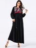  Arabic Jalabiya 2022 Women Dubai Kaftan Plus Size Thobe Jilbab Modest Fashion Islamic Clothing Muslim Burka Cotton Modern Burqa Printing Maxi Dress Abaya