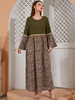 Arabic Dubai Jalabiya Modest 2022 Muslim Fashion Women Plus Size Burqa Kaftan Thobe Modern Islamic Clothing Cotton Burka Printing Jilbab Maxi Dress Abaya