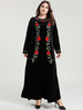  Borka Turkish Vêtements Prayer Clothes Vetement Femme Modest Women Kebaya Maleisie Islamic Clothing Embroidery Dubai Robe Femme Musulman Maxi Dress Abaya