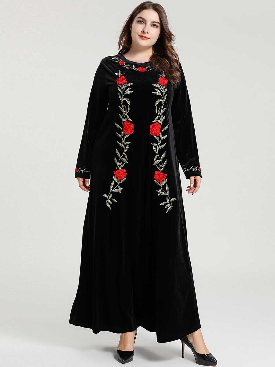  Borka Turkish Vêtements Prayer Clothes Vetement Femme Modest Women Kebaya Maleisie Islamic Clothing Embroidery Dubai Robe Femme Musulman Maxi Dress Abaya