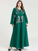  Borka Vetement Femme Islamic Clothing Women Dubai Modest Vêtements Embroidery Kebaya Maleisie Robe Femme Musulman Prayer Clothes Turkish Maxi Dress Abaya